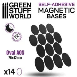 Green Stuff World: Oval Magnetic Bases 75x42mm