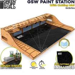 Green Stuff World: Paint Station with Cutting Mat
