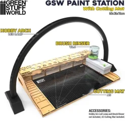 Green Stuff World: Paint Station with Cutting Mat