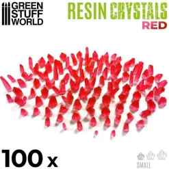 Green Stuff World: Resin Crystals Red, Small