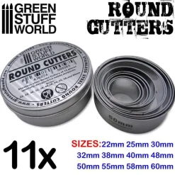 Green Stuff World: Round Cutters x11