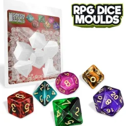 Green Stuff World: RPG Dice Moulds x7