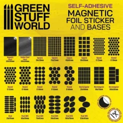 Green Stuff World: Square Magnetic Bases 40x40mm