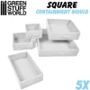 Green Stuff World: Square Containment Mould x5