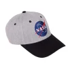Grey Nasa Logo Usa Flag Caps