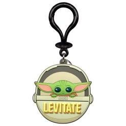 Grogu Levitate Soft Touch PVC Bag Clip
