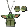 Grogu Necklace & Earrings Set