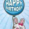 Happy Birthday Balloon Card