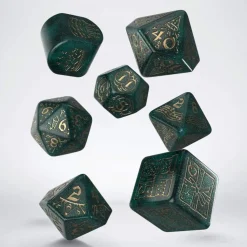 Happy Birthday Baloons Poly Green /Gold (7)