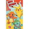 Happy Birthday Pikachu-Charizard-Bulbasaur