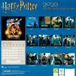 Harry Potter 2026 Square Calendar