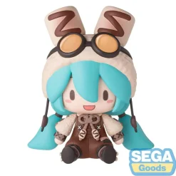 Hatsune Miku Marshmallow Hot Cocoa Fuwa Pett Chibi Figure 10 cm