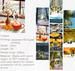 Heartstrings Wide Washi Tape