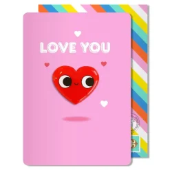 Hello Jello - Heart magnetkort