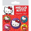 Hello Kitty Colourful Poses Badge Pack