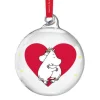 Hjerte Julekule 7 cm