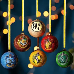 Hogwarts Glitter Baubles Set of 6