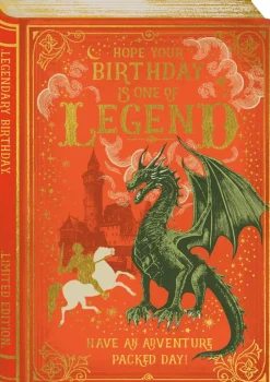Hope Your Birthday is One of Legend, Have an Adventure Packed Day! kort 120 x 170mm