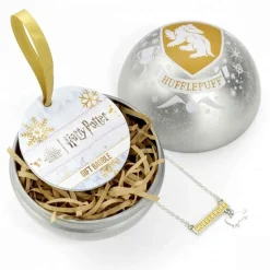House Hufflepuff Gift Bauble with Necklace