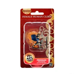 Human Female Cleric (Wave 2) Pathfinder Battles Premium Painted Figure Figur