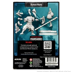 Human Male Monk (Wave 1) Dungeons & Dragons Frameworks Figur