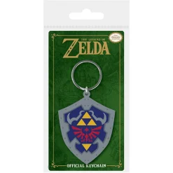 Hylian Shield Rubber Keychain