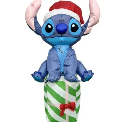 Inflatable Stitch with Present Figure