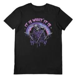 It Is What Is Is Black Unisex T-Shirt