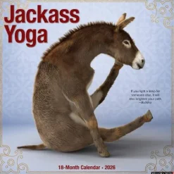 Jackass Yoga 2026 Wall Calendar