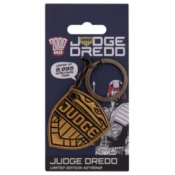 Judge Dredd Limited Edition Badge Keychain