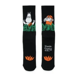 Jungle Moomin Black Retro Socks (40-46)