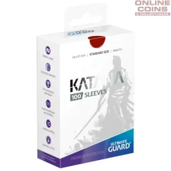 Katana Sleeves Red Standard Size (100) Kortlommer, Katana