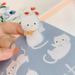 Kitties Planet Washi Paper Sheet Sticker Set (4)