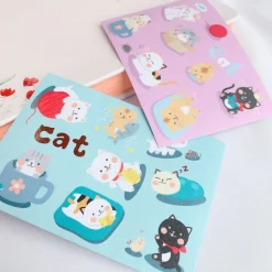 Kitties Planet Washi Paper Sheet Sticker Set (4)