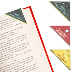 Knock Knock Mystery & True Crime Lovers Bookmark Corners