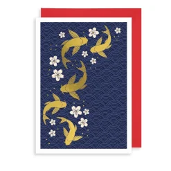 Koi & Blossom, kort 120 x 170mm