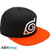 Konoha Black & Orange Snapback Cap