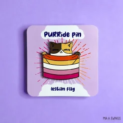 Lesbian Kitty Pin