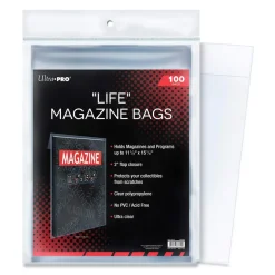 Life Magazine 11-1/8" X 15-1/8" Bags (100) Comic Bags