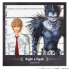 Light Yagami and Ryuk Mugshot Sticker