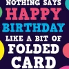 Like a piece of folded card Card