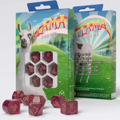 Llama Puffy Poly Red /Gold (7)