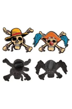 Luffy & Buggy Pins Set of 2