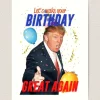 Make your birthday great again Greeting Card