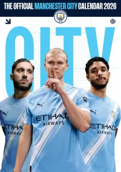 MANCHESTER CITY FC 2026 A3 CALENDAR