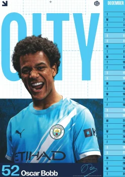 MANCHESTER CITY FC 2026 A3 CALENDAR