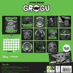 Mandalorian Grogu 2026 Square Calendar