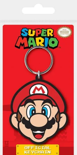Mario Rubber Keychain