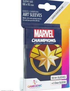 Marvel Champions Captain Marvel Sleeves (51)