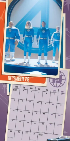 Marvel Fantastic Four Movie 2026 Cal.